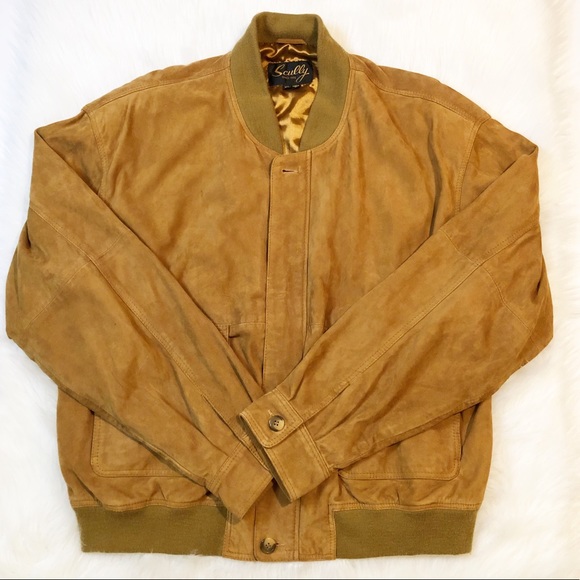 Scully Other - Scully light brown leather suede jacket XL